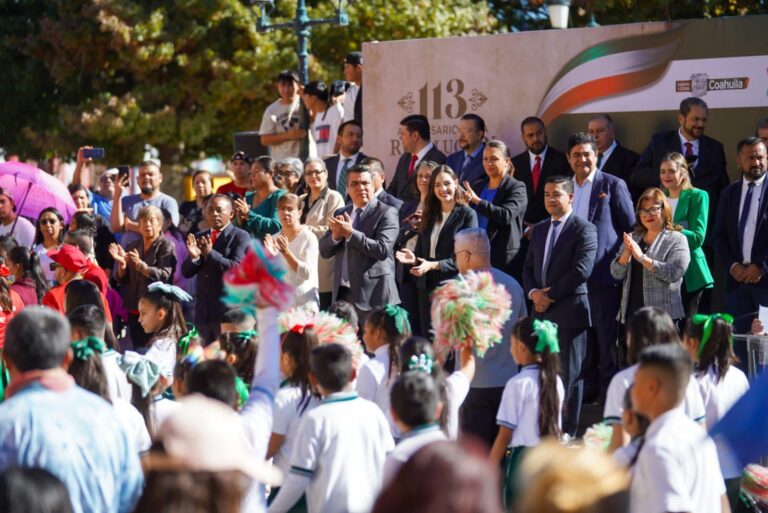 Conmemoran en Ramos Arizpe 113 Aniversario de la Revolución Mexicana