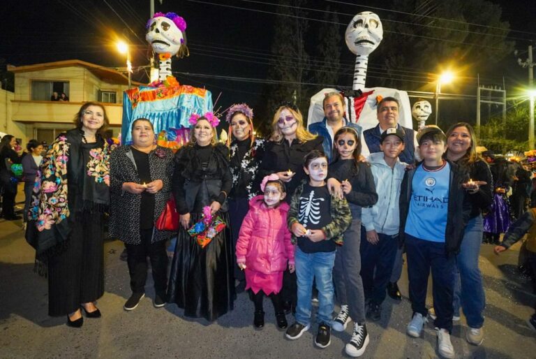 Todo un éxito el Festival de la Catrina en Ramos Arizpe