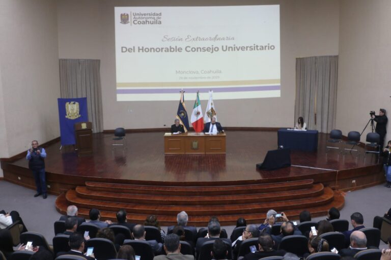 Aprueba Consejo Universitario de la UAdeC el Presupuesto 2024,  nuevo Centro de Investigación y  Reglamento para Personal Académico