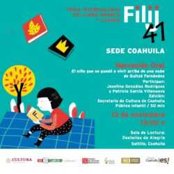 Coahuila contará con actividades de la Feria Internacional del Libro Infantil y Juvenil2