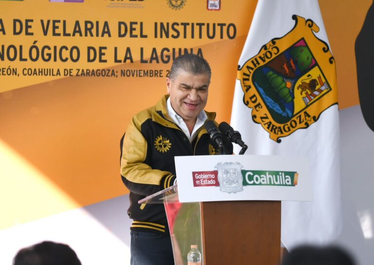 Con inversión de 10 mdp, entrega Riquelme velaria en el Instituto Tecnológico de La Laguna