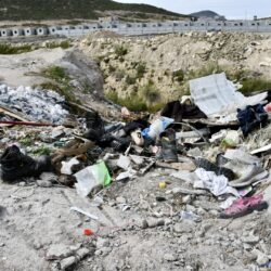 En Residencial Palmeras de Ramos Arizpe acumulación de basura provoca posible foco de infección 