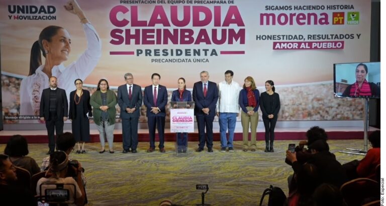 Integra Sheinbaum a Adán, Monreal y Clouthier en equipo