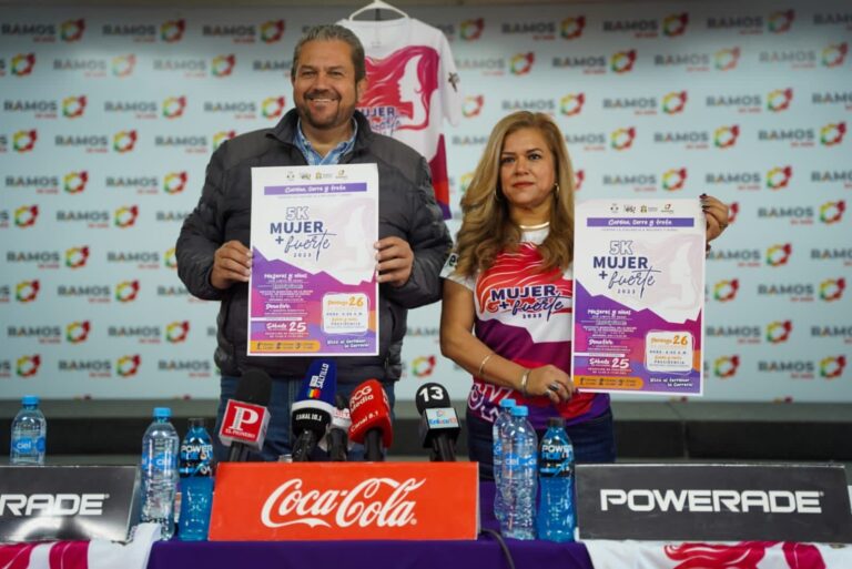 Invita Ramos Arizpe a participar en la “5K Mujer Más Fuerte”