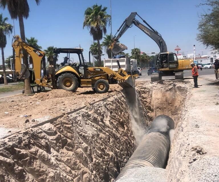 Por introducción de tubería de drenaje cerrarán circulación en bulevar la Libertad y Torreón Matamoros