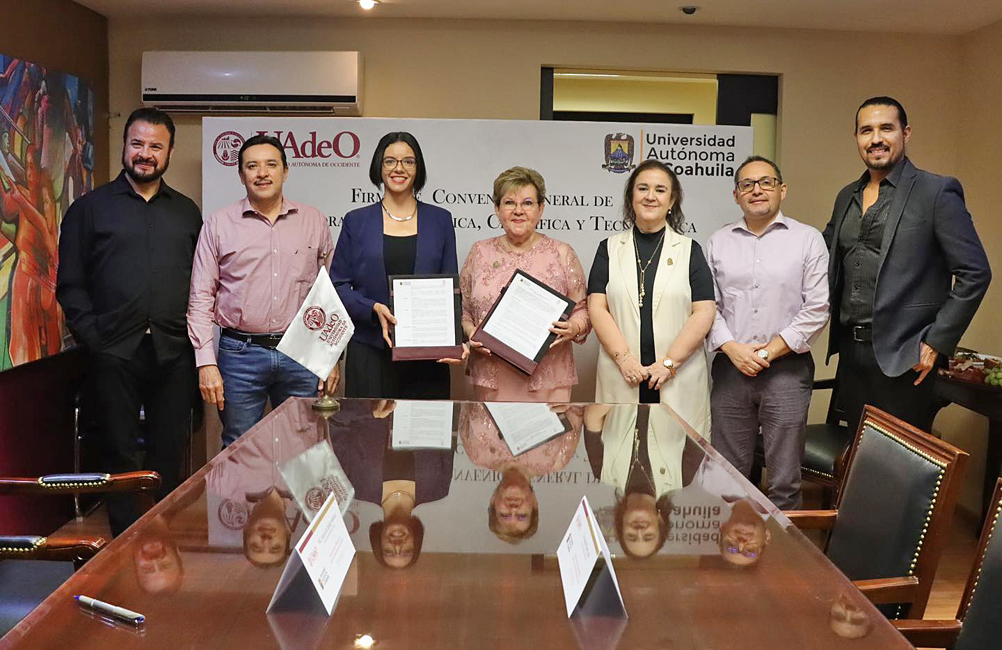 Firma UA de C convenio de colaboración con la Universidad Autónoma de ...