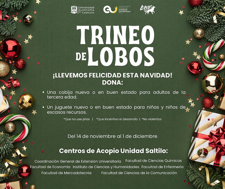 Participa en la colecta universitaria “Trineo de los Lobos” de la UA de C