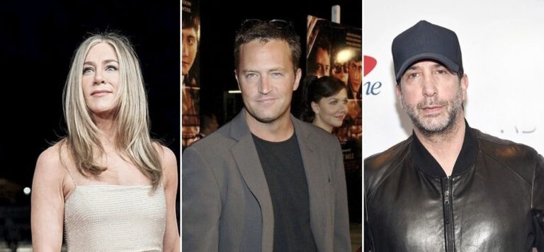 Rinden Aniston y Schwimmer emotivo tributo a Matthew Perry