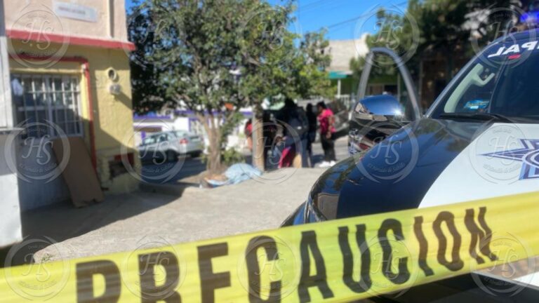 Lo alcanza la muerte en plena vía pública en Saltillo