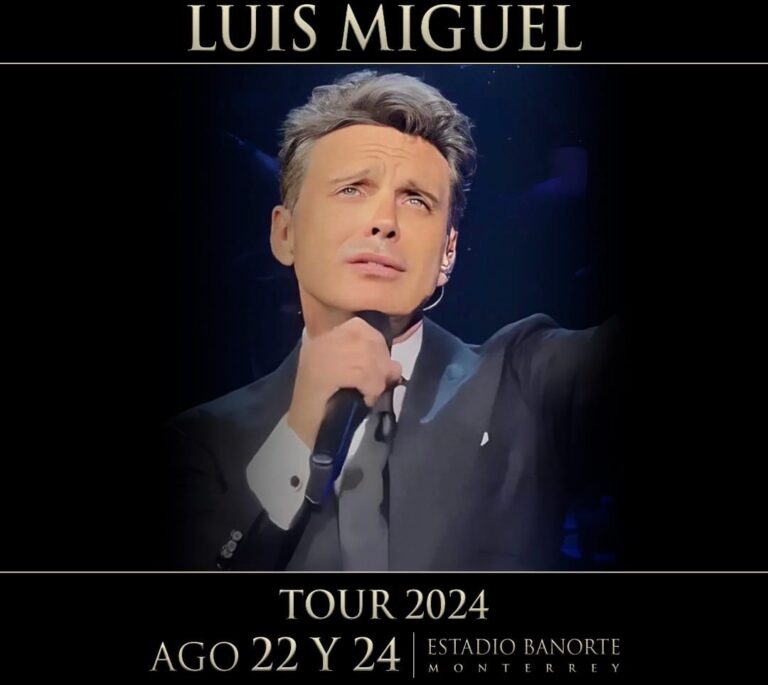 Luis Miguel regresará a Monterrey con dos nuevas fechas como parte de su tour 2024