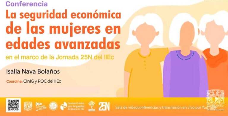 México registra feminización de la vejez