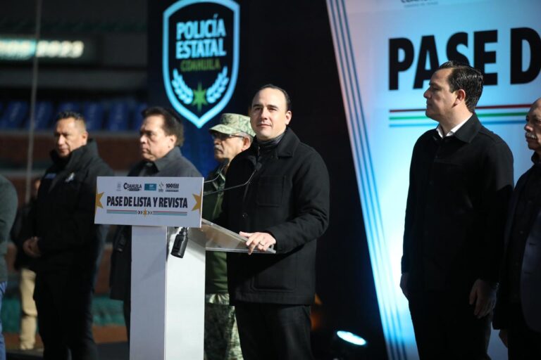 Anuncia Manolo más apoyos para elementos de las fuerzas de seguridad de Coahuila