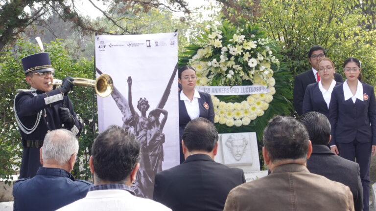 En Saltillo, rinden homenaje al poeta Manuel Acuña en su 150 aniversario luctuoso 