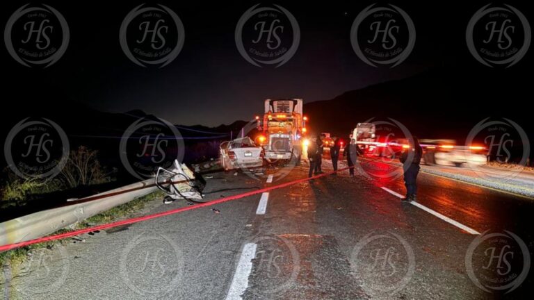 Fatal accidente en la Saltillo-Torreón