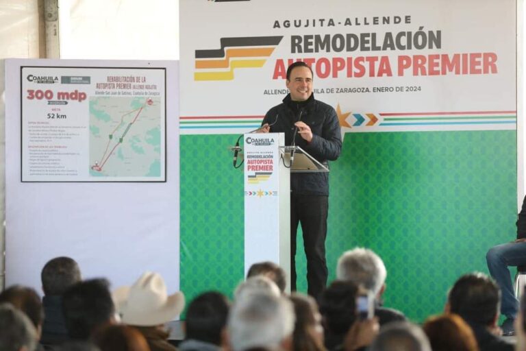 Con grandes obras como “La Premier” Coahuila va pa’ delante: Manolo