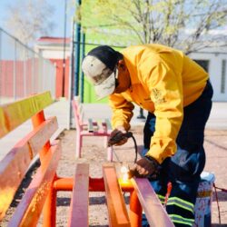 Da Gobierno de Saltillo color a las plazas