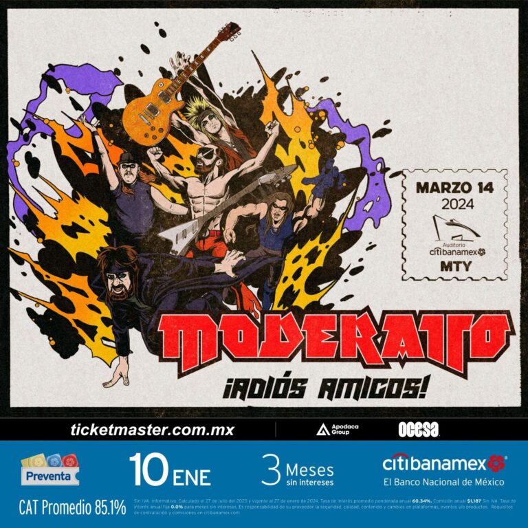 Moderatto presentará en Monterrey su gira “Adiós Amigos”