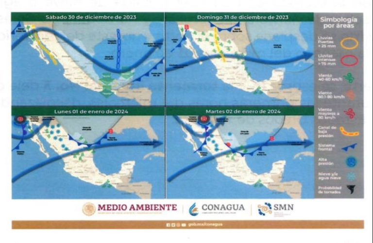 Tormenta invernal #3 ocasionará un marcado descenso de temperatura en Coahuila