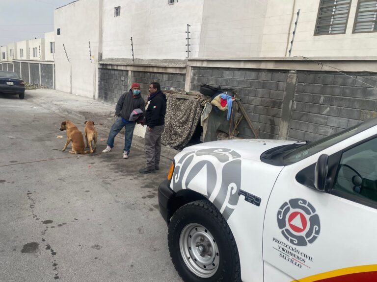 Atiende Gobierno de Saltillo a 30 personas por bajas temperaturas