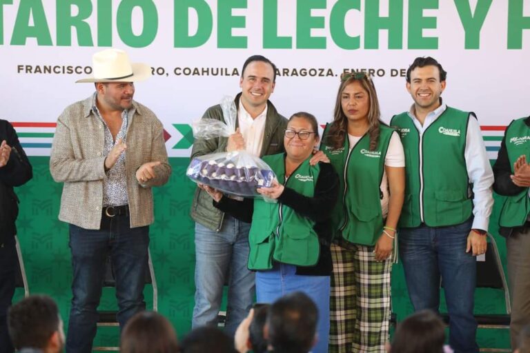 Desde la Laguna, Manolo Jiménez inicia el Programa Alimentario para las familias coahuilenses