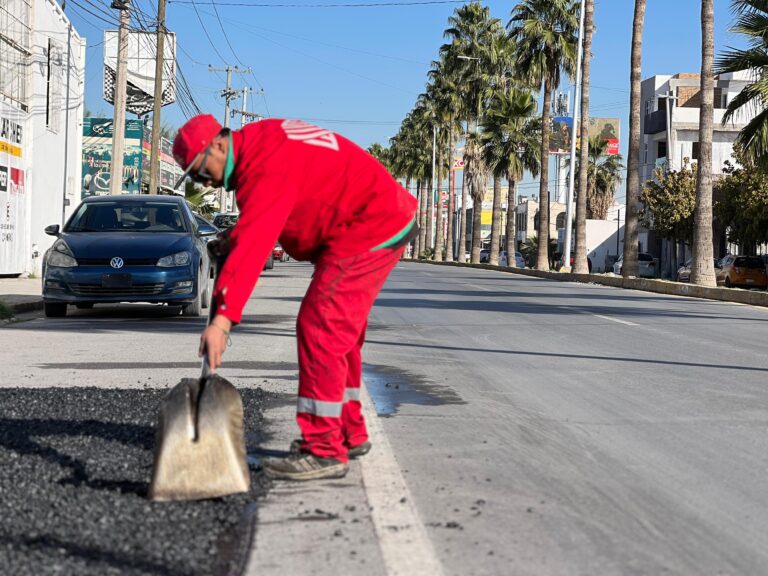 Ejecutan en Torreón primeras acciones en el año del programa “Cero Baches”