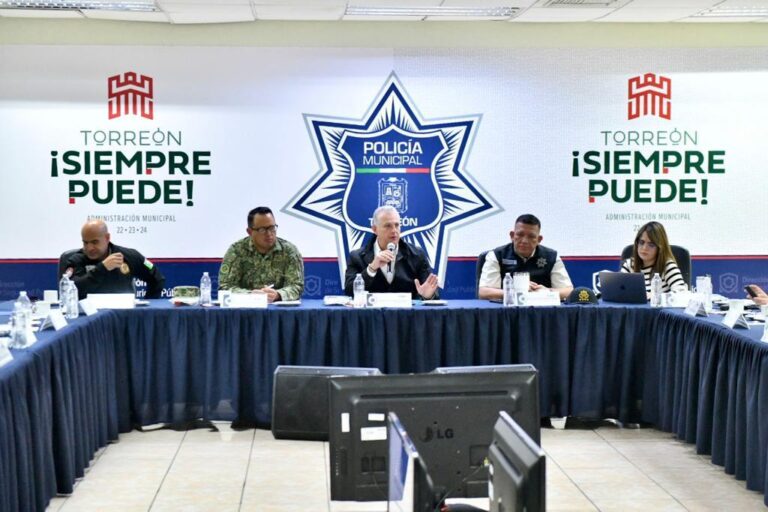 Revisan indicadores generales de seguridad en Torreón y acuerdan nuevas acciones para eventos deportivos masivos