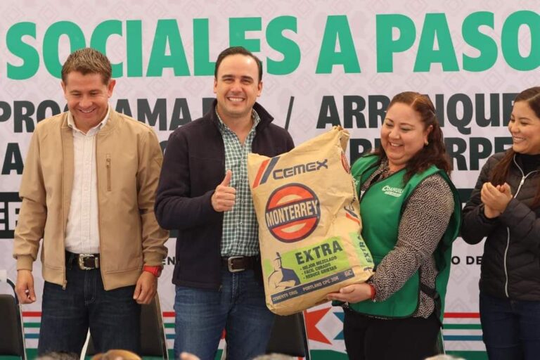 Lanza Manolo programa de material a bajo costo en Coahuila