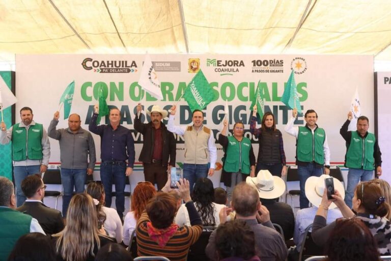 Pone en marcha Manolo obra pública en la Región Centro