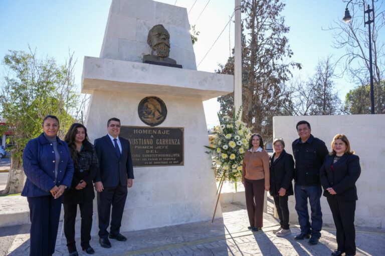 Conmemoran en Ramos Arizpe aniversario de la promulgación de la Constitución Mexicana   