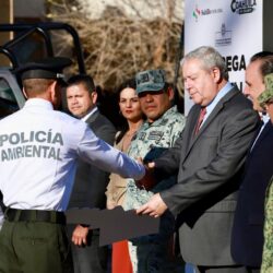 31 nuevas patrullas para Saltillo; Manolo y Chema Fraustro fortalecen la seguridad