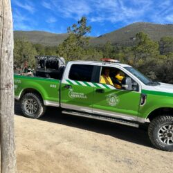 Apoya Arteaga en combate a Incendio en Las Adjuntas, Nuevo León2