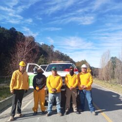 Apoya Arteaga en combate a Incendio en Las Adjuntas, Nuevo León5