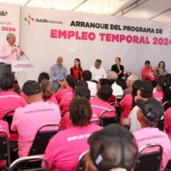 Arranca Chema Fraustro programa Empleo Temporal 20242