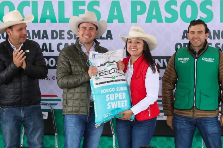 Manolo cumple con el campo y arranca programa estatal de apoyo a productores