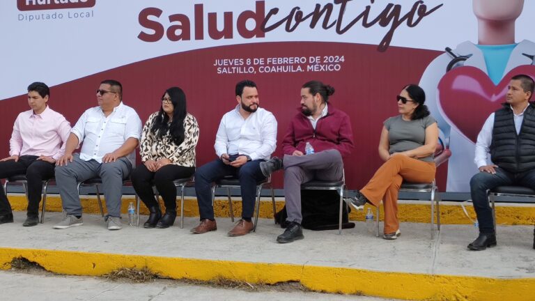 Con módulo móvil de atención, acercará diputado Alberto Hurtado servicios gratuitos de salud a sectores vulnerables de Saltillo 