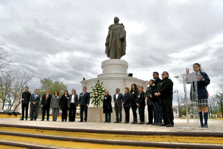 Conmemoran el 249 aniversario del natalicio de Miguel Ramos Arizpe 