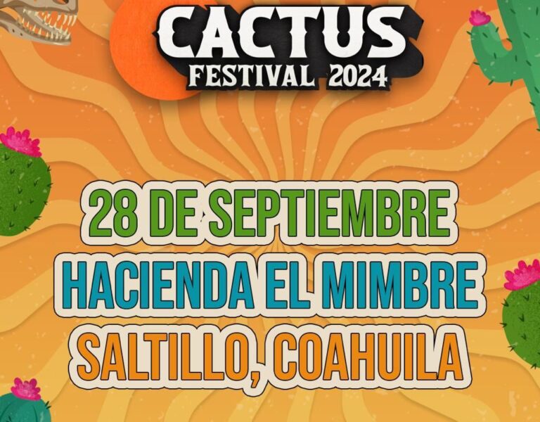 El Cactus Festival anuncia la fecha oficial de su segunda edición y ¡muchas sorpresas más!