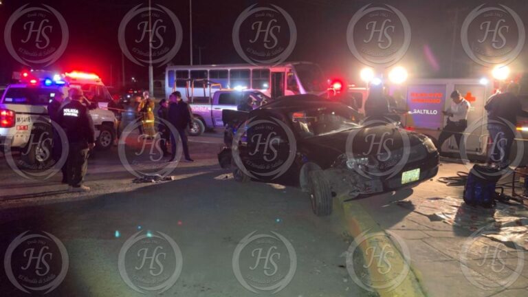 Muere mujer en accidente sobre Periférico LEA en Saltillo