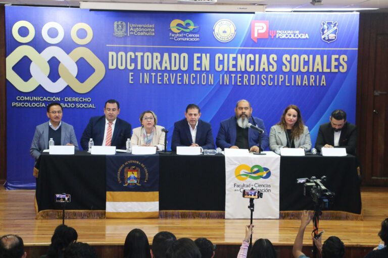 Abre UAdeC convocatoria para ingresar al Doctorado en Ciencias Sociales e Intervención Interdisciplinaria