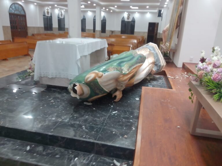 Dejó vandalismo a Templo de San Judas Tadeo en Saltillo daños por 250 mil pesos