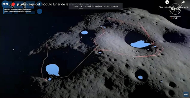 Establecer una base y extraer recursos naturales, objetivos de Odiseo en la Luna