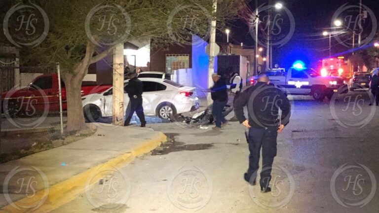 Motociclista no respeta alto y muere en la colonia La Amistad