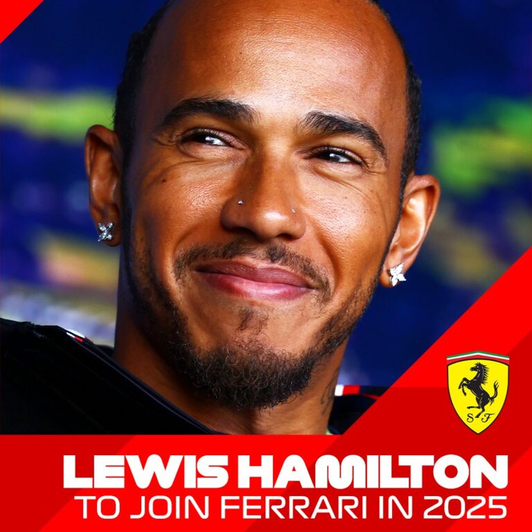 Oficial: Hamilton sale de Mercedes y llega a Ferrari