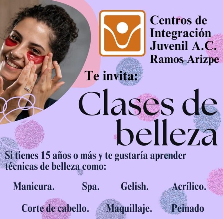 CIJ Ramos Arizpe invita a capacitarse y lograr una fuente de ingresos con clases gratuitas de belleza 