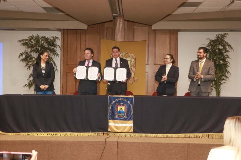 Firma UAdeC con AGSAL convenio de colaboración en el marco del Día Mundial del Agua