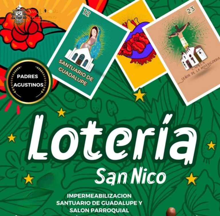 Invitan en parroquia San Nicolás de Tolentino a participar en lotería; buscan dar mantenimiento a templos 