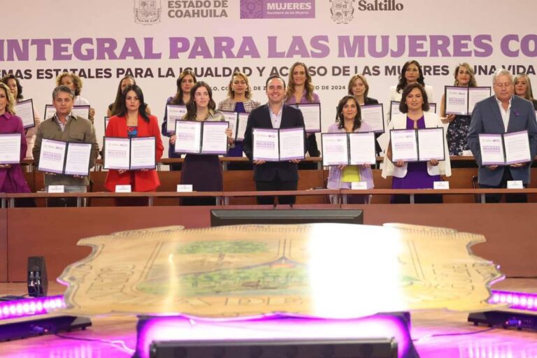 Presentan gran Estrategia Integral a favor de las Mujeres Coahuilenses