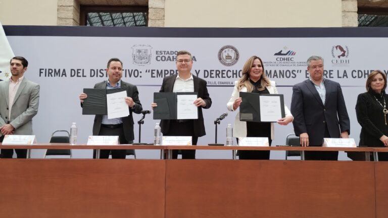 Reconocerá Coahuila a empresas comprometidas con los derechos humanos