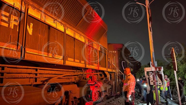 Tren le amputa pie en Saltillo