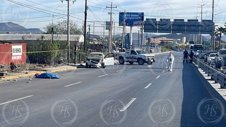 Arrolla y mata a peatón en Saltillo por conducir en estado inconveniente